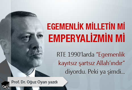 Prof. Dr. Oğuz Oyan yazdı...